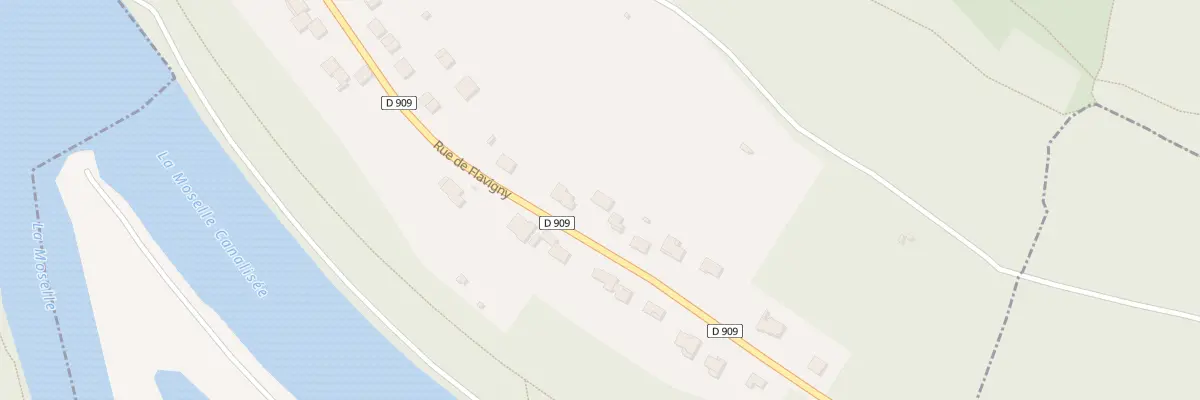 Plan du 9102 Rue de Flavigny à Maron