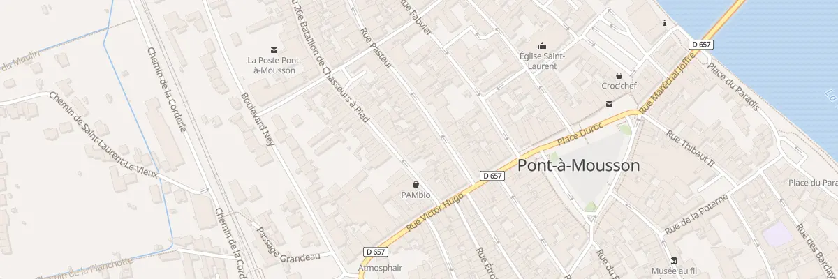 Plan du 17 Rue Pasteur à Pont-à-Mousson