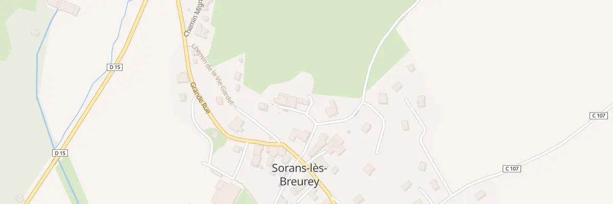 Plan du 8 Che des Granges à Sorans-lès-Breurey