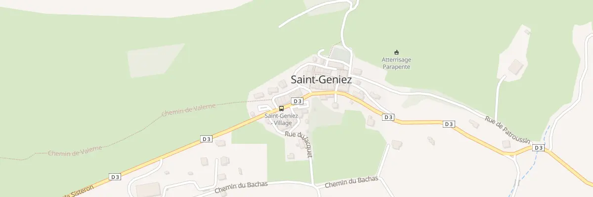 Plan du 5047 Le Village à Saint-Geniez