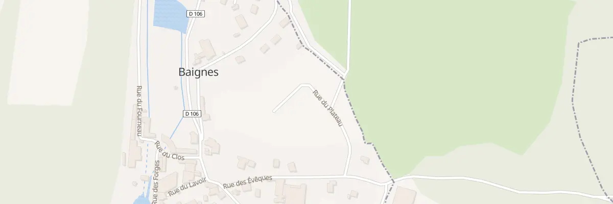 Plan du 5 Rue du Plateau à Baignes