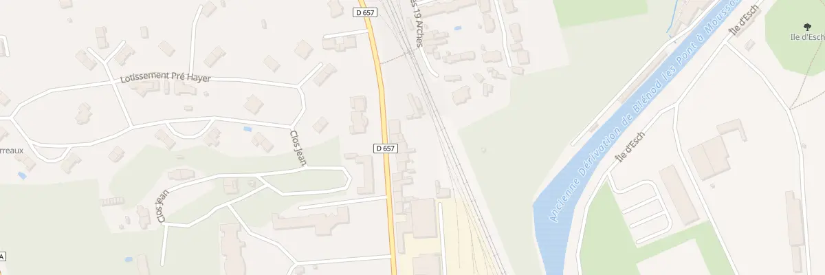 Plan du 3 Av Camille Cavallier à Pont-à-Mousson