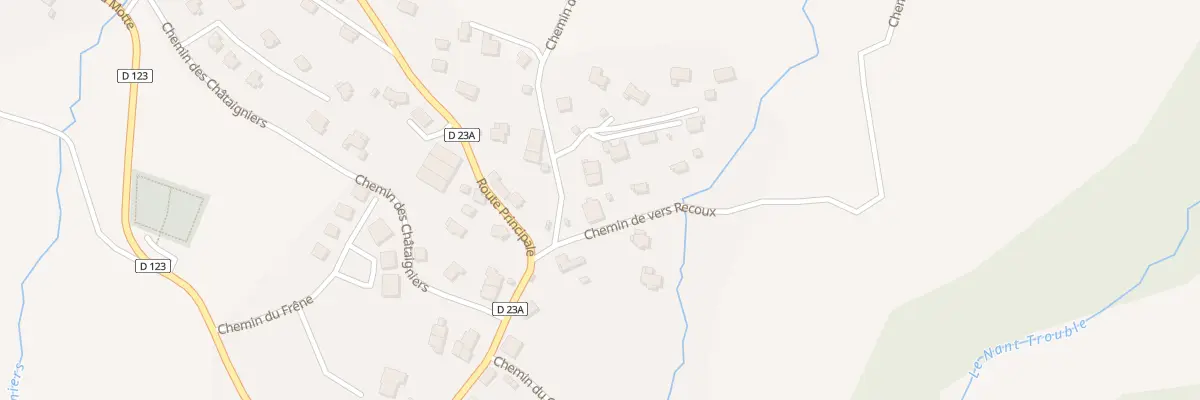 Plan du 20 Che de sous Verzin à Cernex