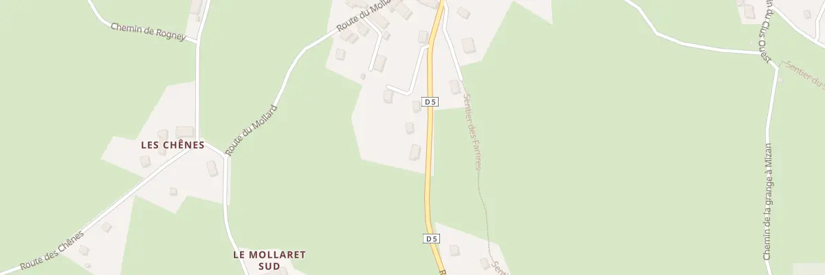 Plan du 3372 Rte des Bauges à Gruffy