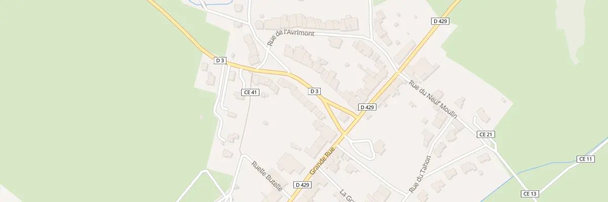 Plan du 71 Rue du Quartier à Remoncourt