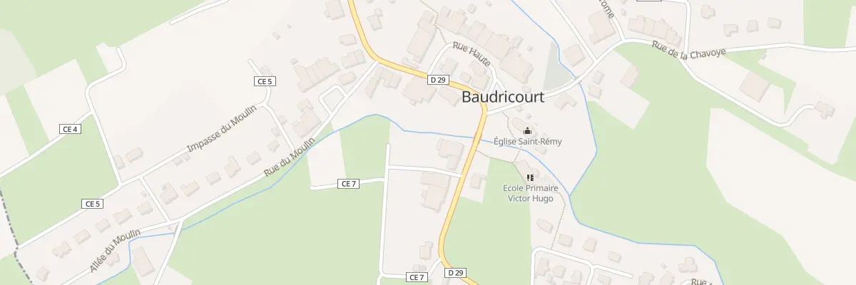 Plan du 14 Rue de Lalau à Baudricourt