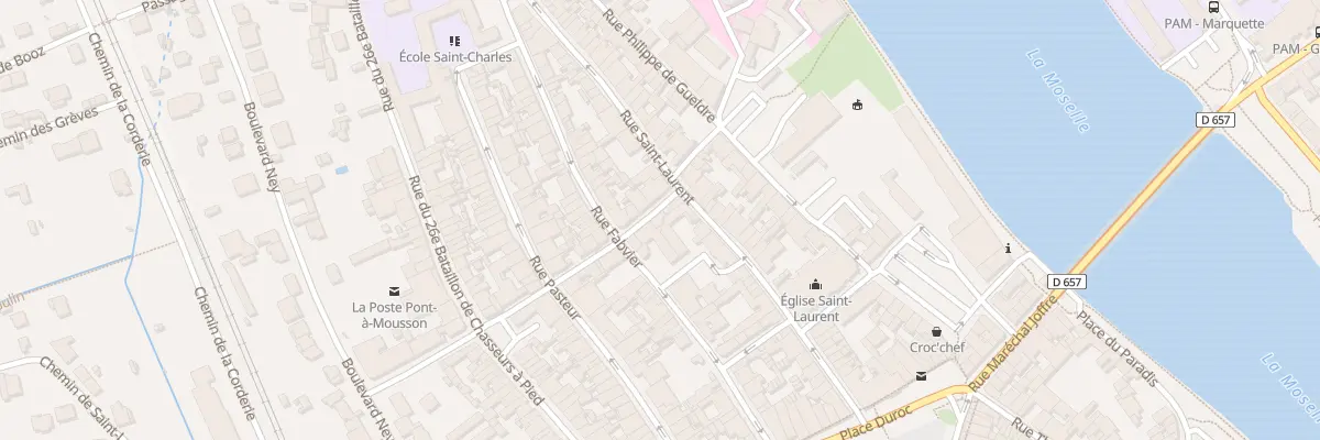 Plan du 9 Rue Raugraff à Pont-à-Mousson
