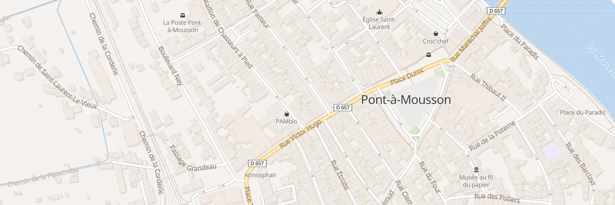 Plan du 5 Rue Pasteur à Pont-à-Mousson