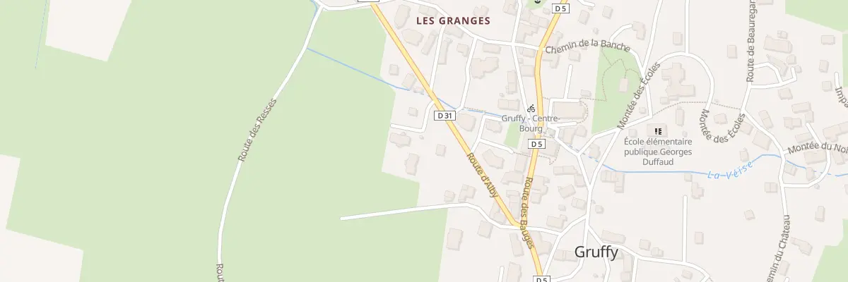 Plan du 183 Rte d’Alby à Gruffy