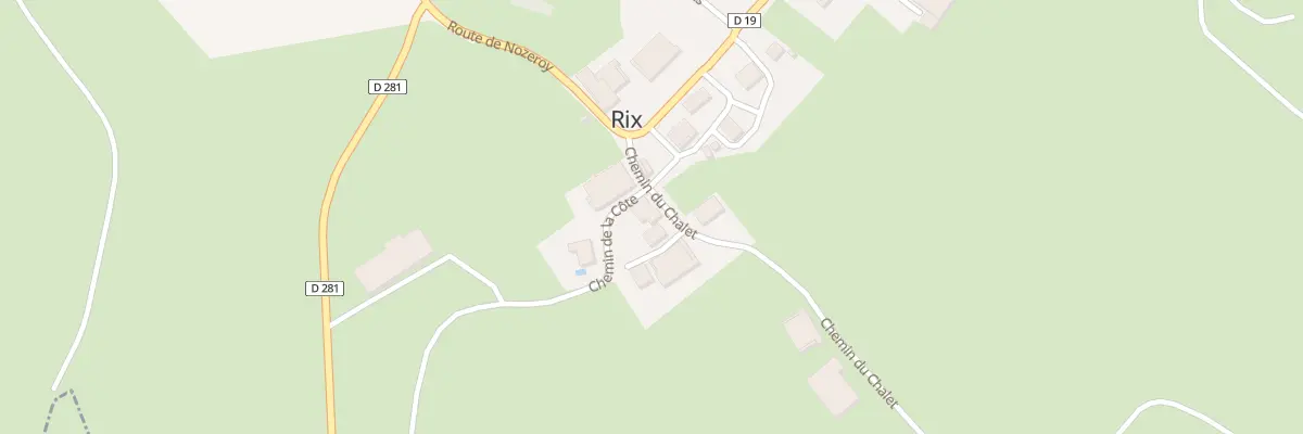 Plan du 2 Che du Chalet à Rix