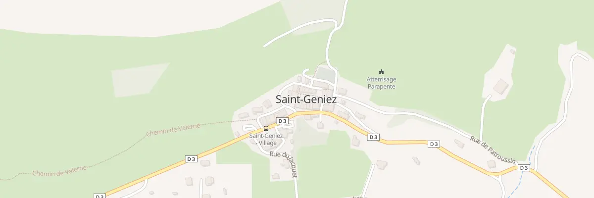 Plan du 5028 Le Village à Saint-Geniez