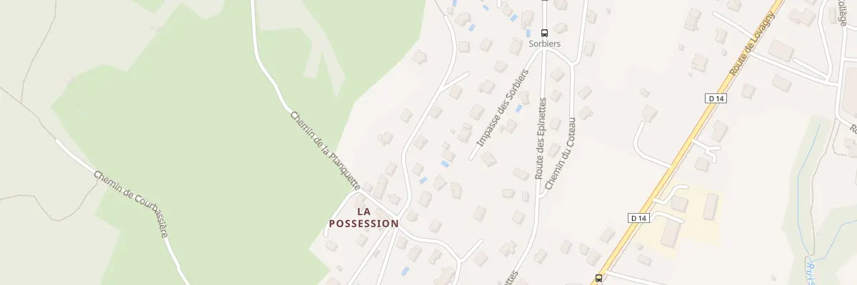 Plan du 270 Che de la Possession à Poisy