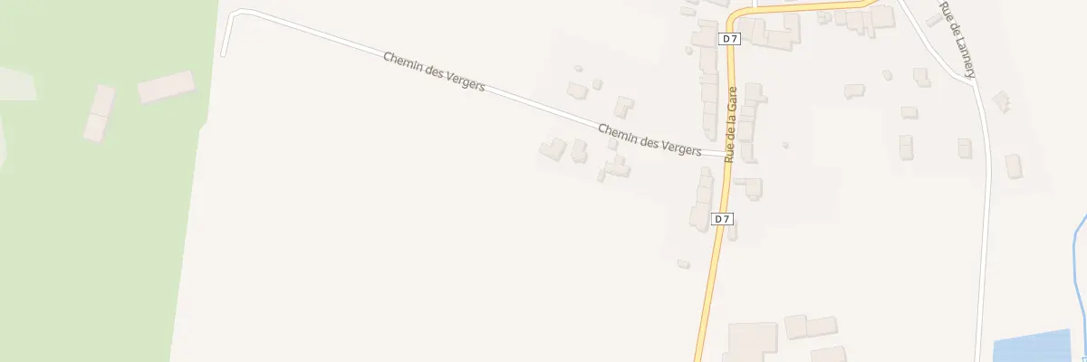 Plan du 7 Che des Vergers à Amance