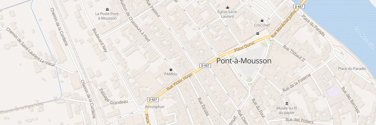 Plan du 3 Rue Pasteur à Pont-à-Mousson