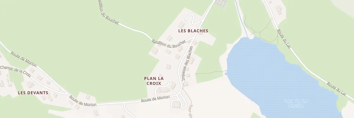 Plan du 5285F Chef Lieu à La Thuile