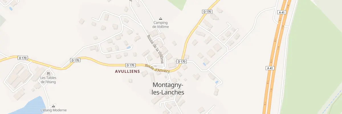 Plan du 4 Rte de la Vidôme à Montagny-les-Lanches