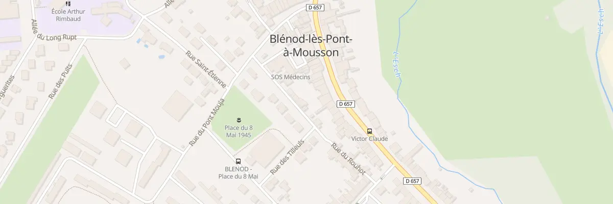 Plan du 14 Rue du Rouhot à Blénod-lès-Pont-à-Mousson