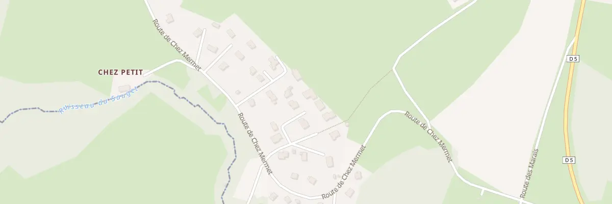 Plan du 122 Che du Bénitier à Viuz-la-Chiésaz