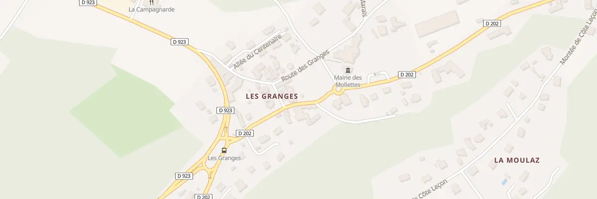 Plan du 5033 Les Granges aux Mollettes