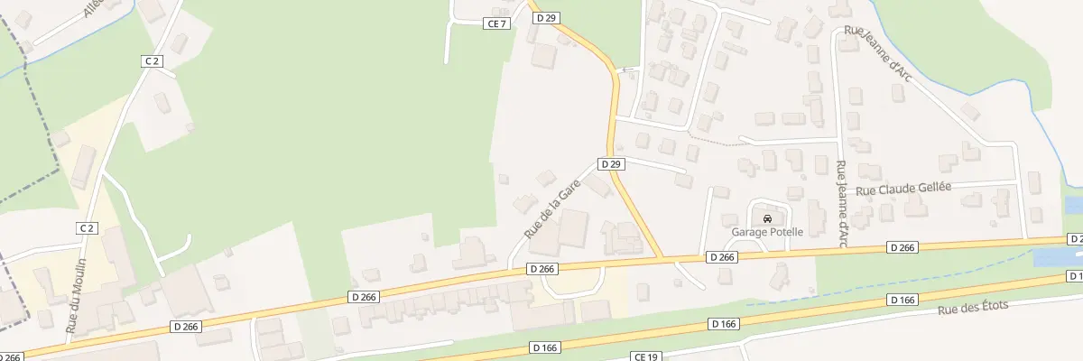 Plan du 50 Rue de la Gare à Baudricourt