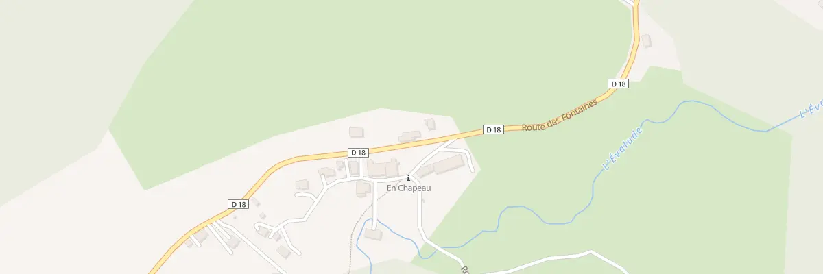Plan du 2661 Rte des Fontaines à Bellefontaine