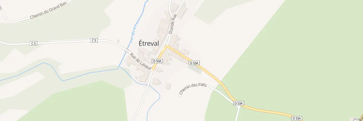 Plan du 4B Rue de l’Eglise à Étreval