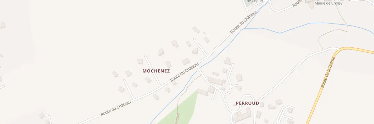 Plan du 460 Rte du Château à Choisy