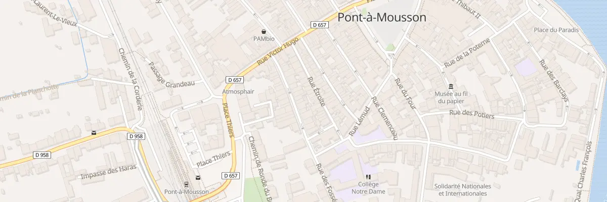 Plan du 21 Rue des Fossés à Pont-à-Mousson
