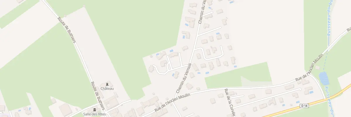Plan du 1 Clos Saint Georges à Bonnay