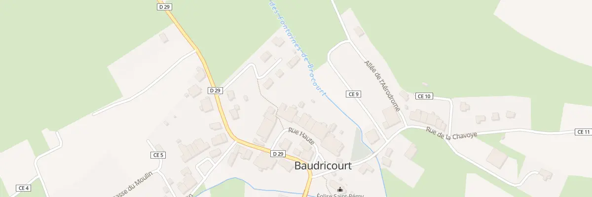 Plan du 66 Rue Haute à Baudricourt