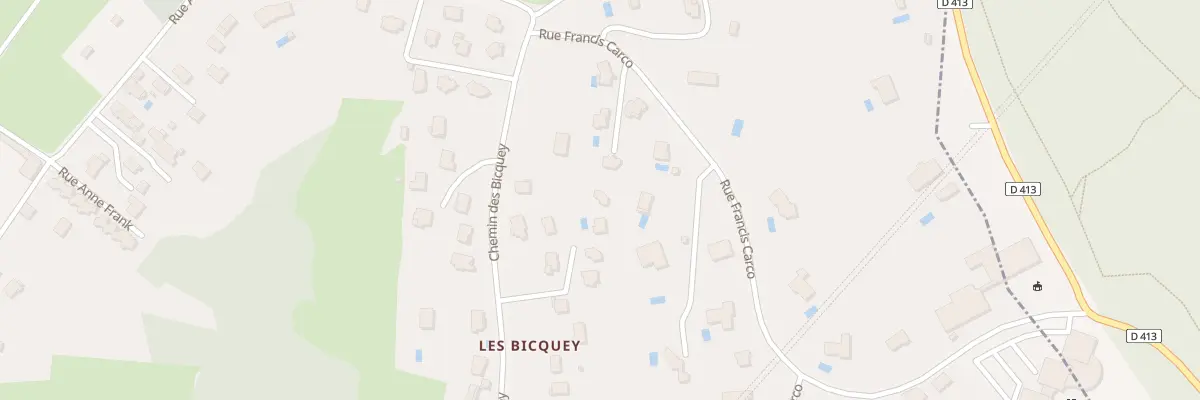 Plan du 28E Che des Bicquey à Besançon