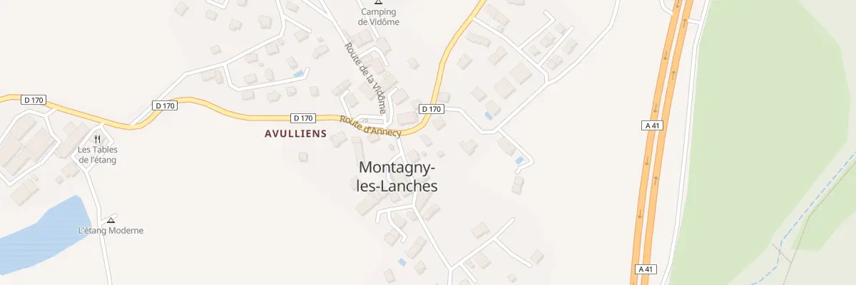 Plan du 196 Rte d’Annecy à Montagny-les-Lanches