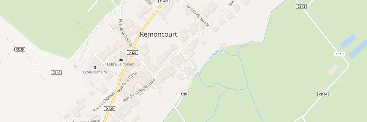 Plan du 30 Rue de la Chaux à Remoncourt