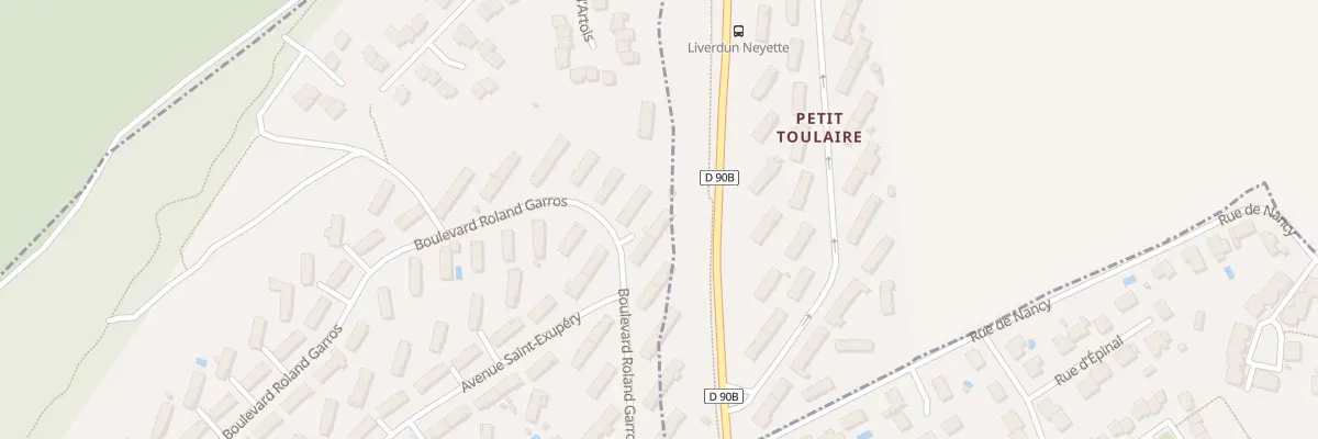 Plan du 450A Bd Roland Garros à Liverdun