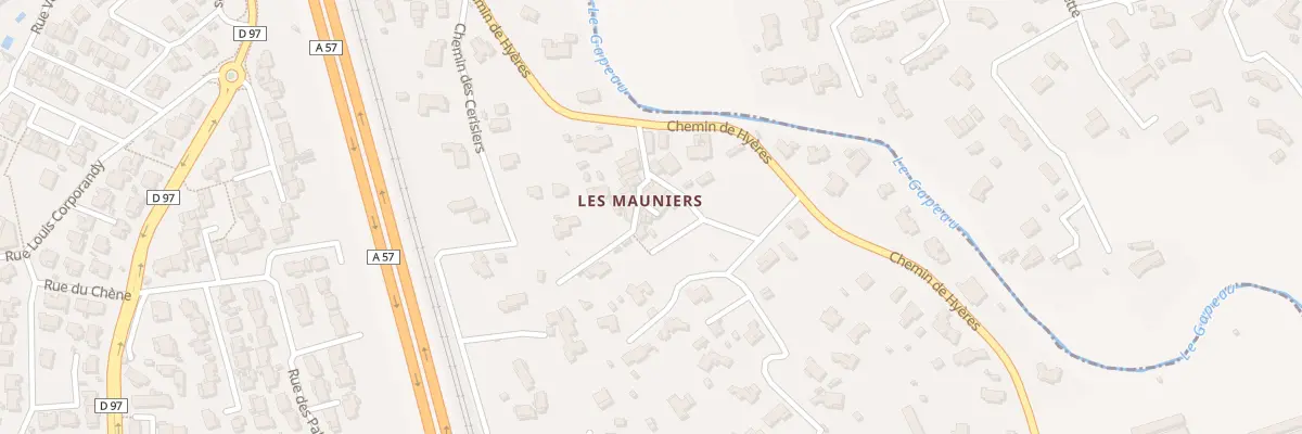 Plan du 129 Rue du Ham des Mauniers à La Farlède