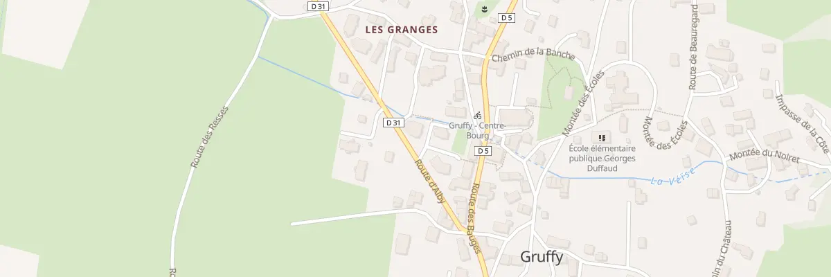 Plan du 154 Rte d’Alby à Gruffy