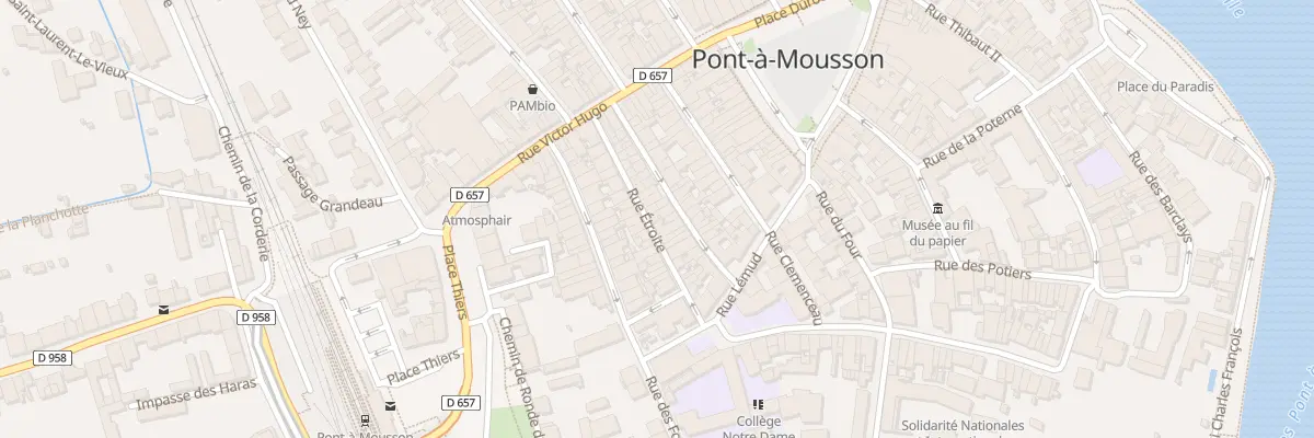 Plan du 23 Rue Etroite à Pont-à-Mousson