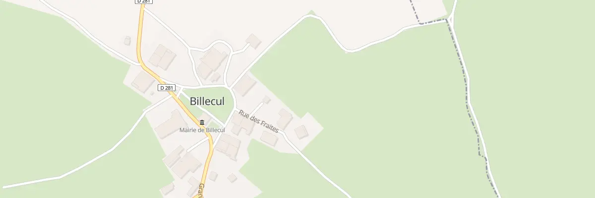 Plan du 5011 Rue des Fraites à Billecul