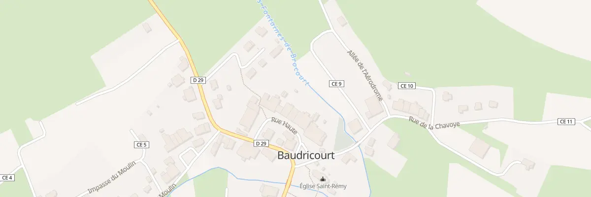 Plan du 44 Rue Haute à Baudricourt