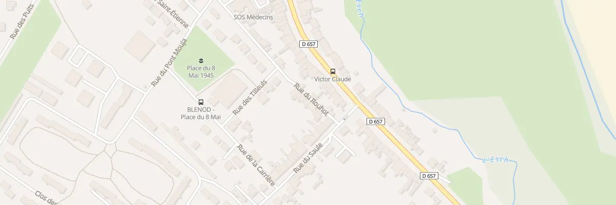 Plan du 7 Rue du Rouhot à Blénod-lès-Pont-à-Mousson