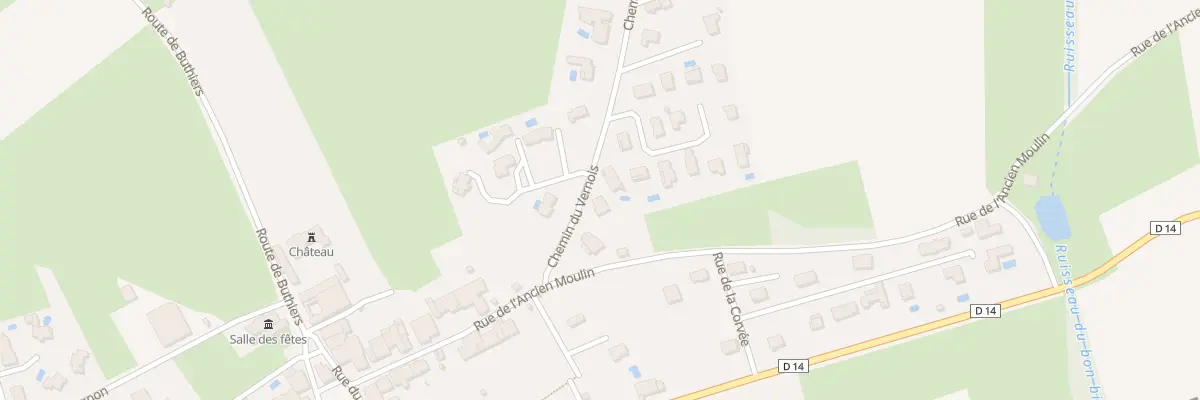 Plan du 4 Che du Vernois à Bonnay