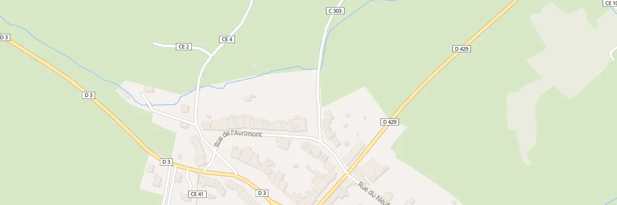 Plan du 90 Rue de l’Avrimont à Remoncourt