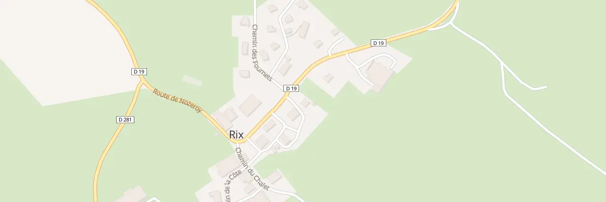 Plan du 12B Rte de Nozeroy à Rix