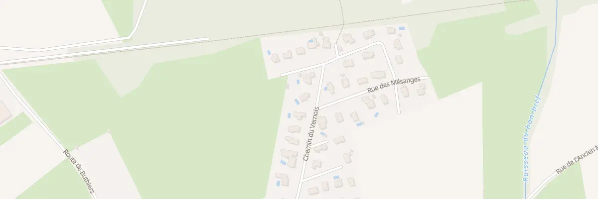 Plan du 15 Che du Vernois à Bonnay