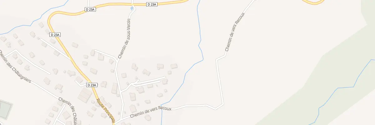 Plan du 191 Sous Verzin à Cernex