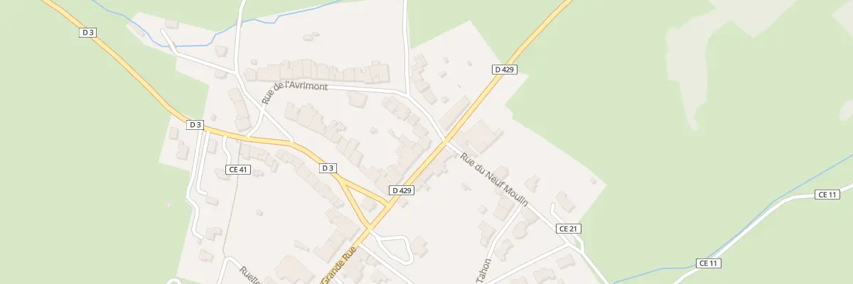 Plan du 391 Rue Grande Rue à Remoncourt