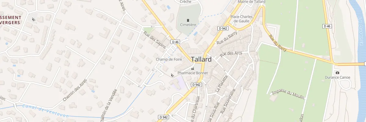 Plan du 14B Pl du Cdt Dumont à Tallard