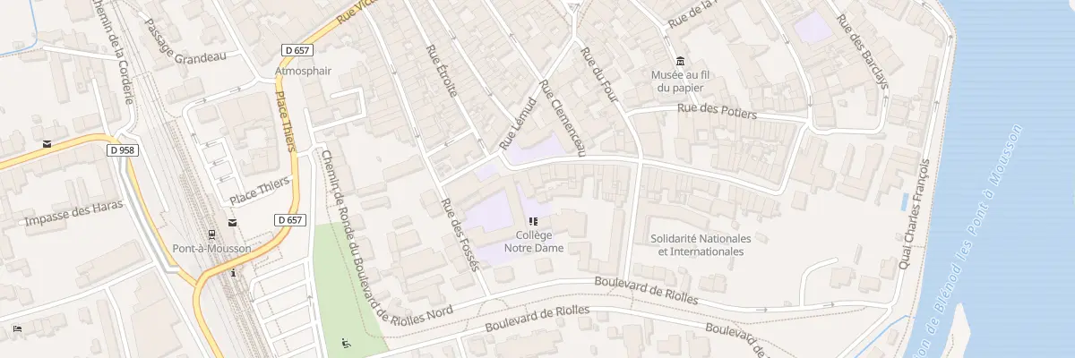 Plan du 2B Rue Charles Lepois à Pont-à-Mousson