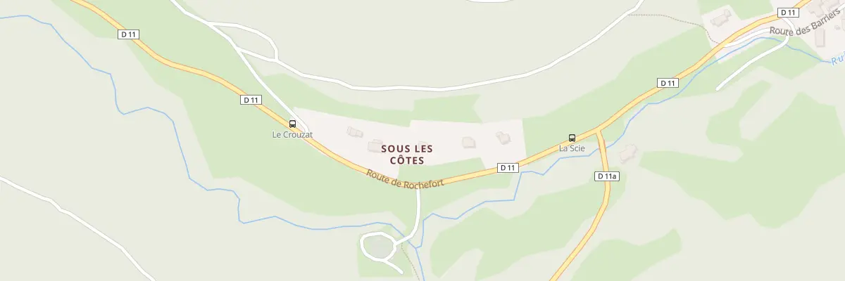 Plan du 150 Rte de Rochefort à La Thuile