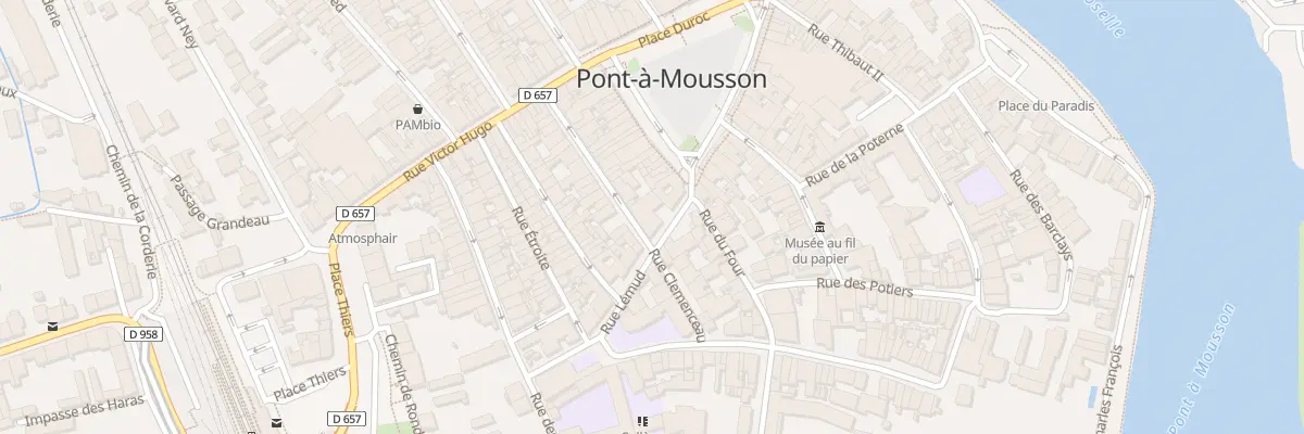Plan du 4 Rue de Lemud à Pont-à-Mousson